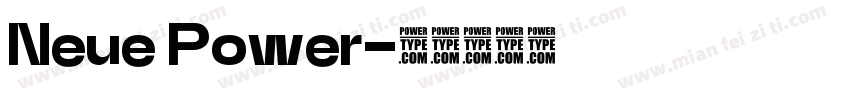 Neue Power字体转换